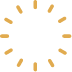 Icon of tooth surrounded by circle of vanishing lines